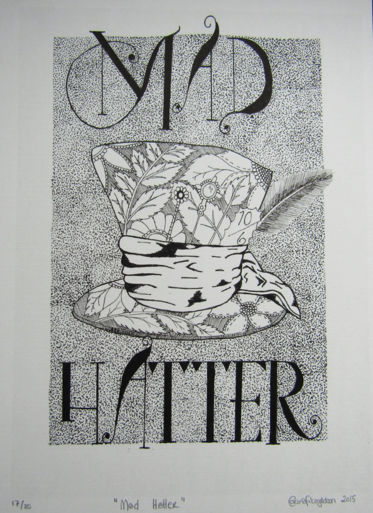 "Mad Hatter" - Limited Edition Print - Corina Fitzgibbon Art