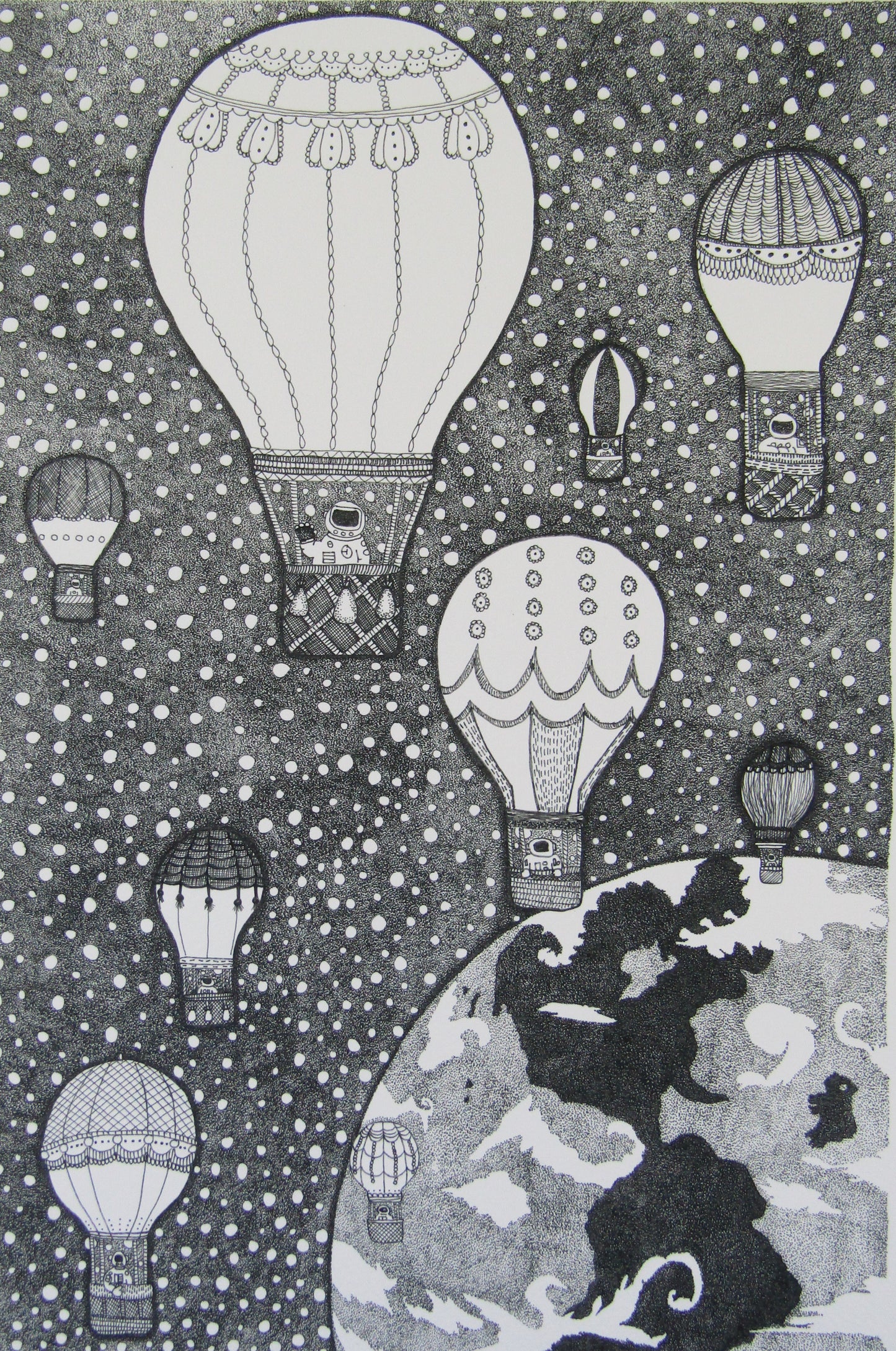 "Up, Up and Away" - Limited Edition Art Print - Corina Fitzgibbon Art