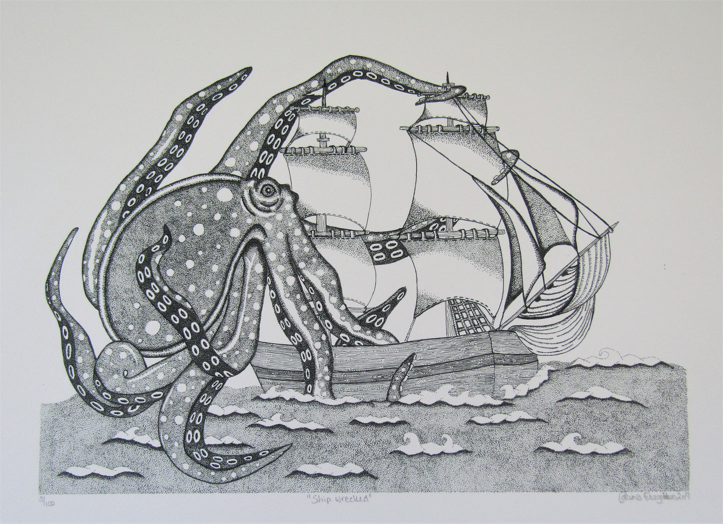 "Shipwrecked" - Limited Edition Art Print - Corina Fitzgibbon Art